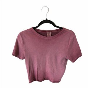 PINK Ombré Crop Top Size L